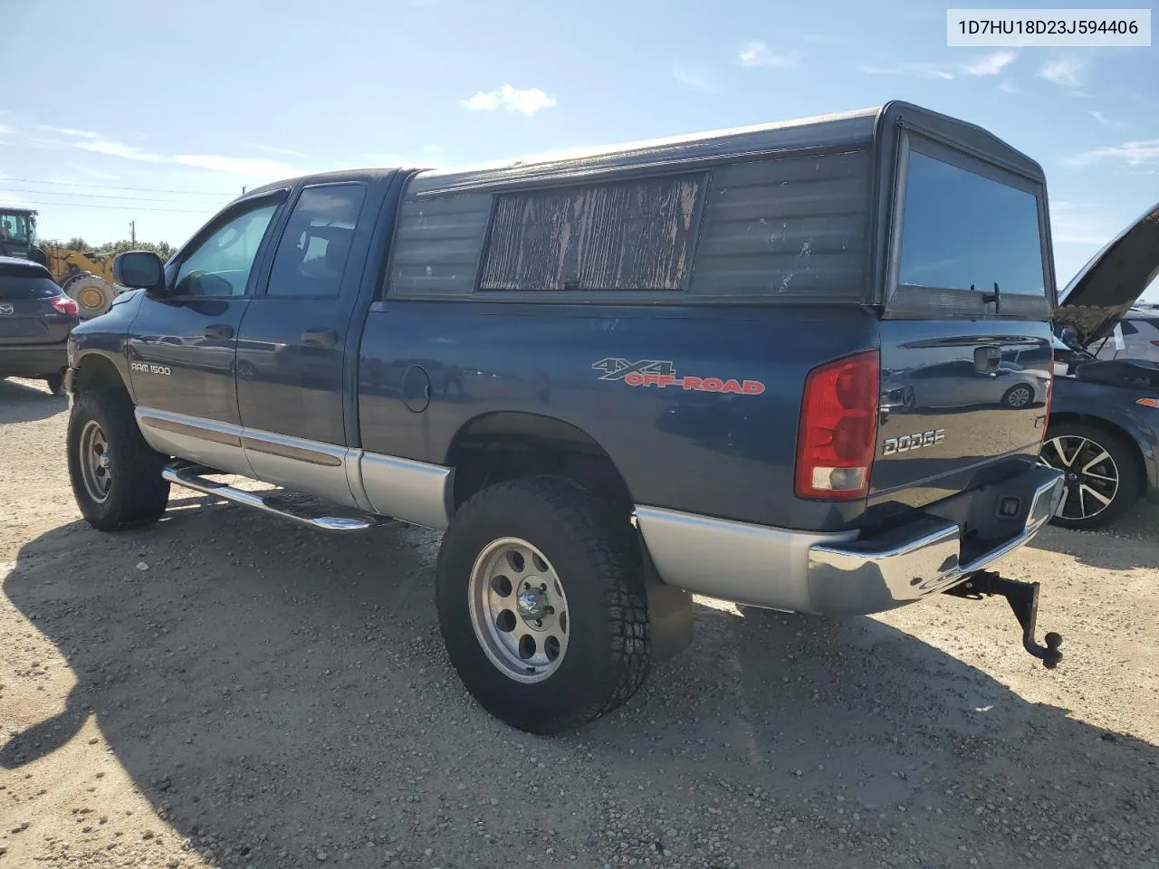 2003 Dodge Ram 1500 St VIN: 1D7HU18D23J594406 Lot: 73887644