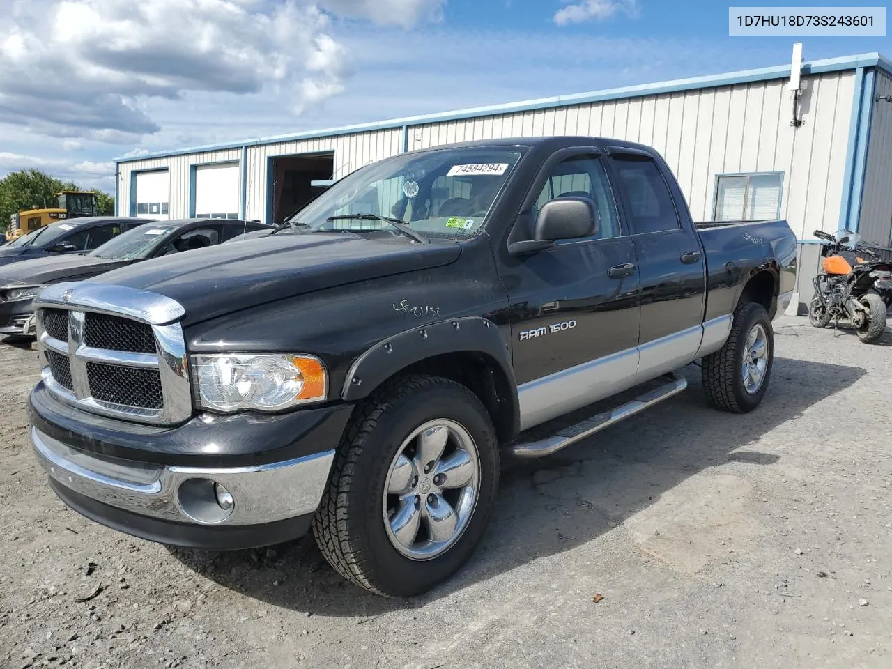 2003 Dodge Ram 1500 St VIN: 1D7HU18D73S243601 Lot: 74584294