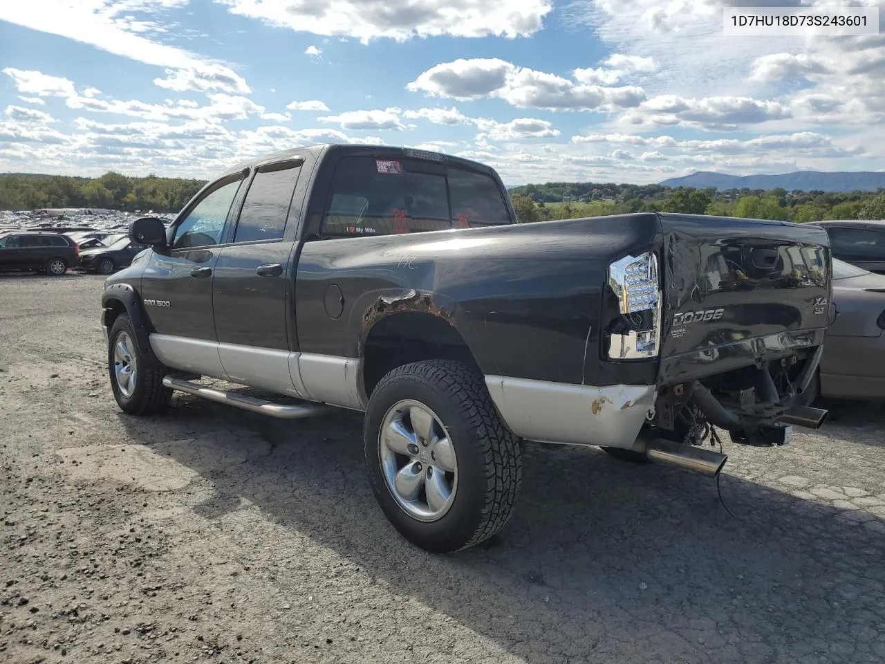 2003 Dodge Ram 1500 St VIN: 1D7HU18D73S243601 Lot: 74584294