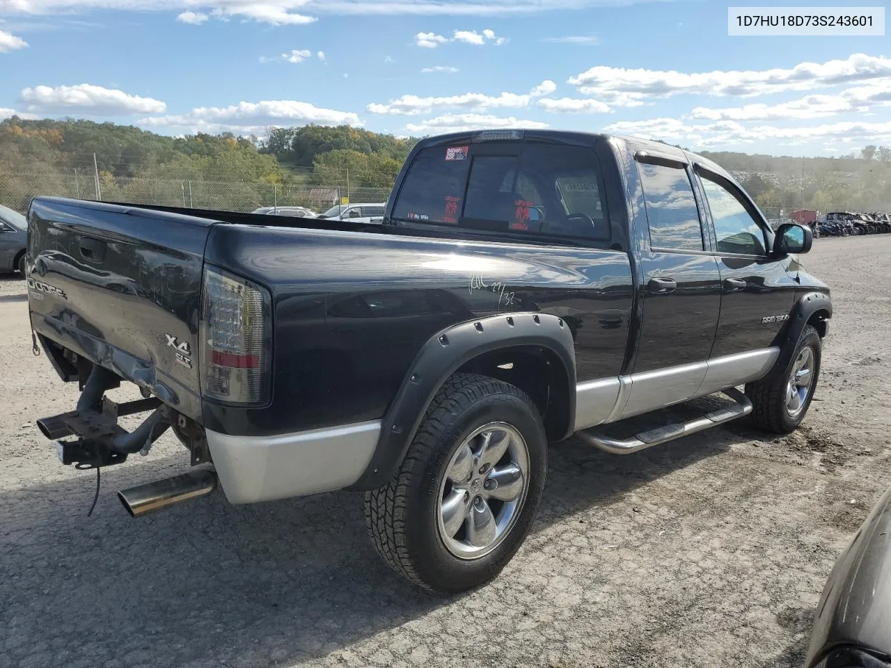 2003 Dodge Ram 1500 St VIN: 1D7HU18D73S243601 Lot: 74584294