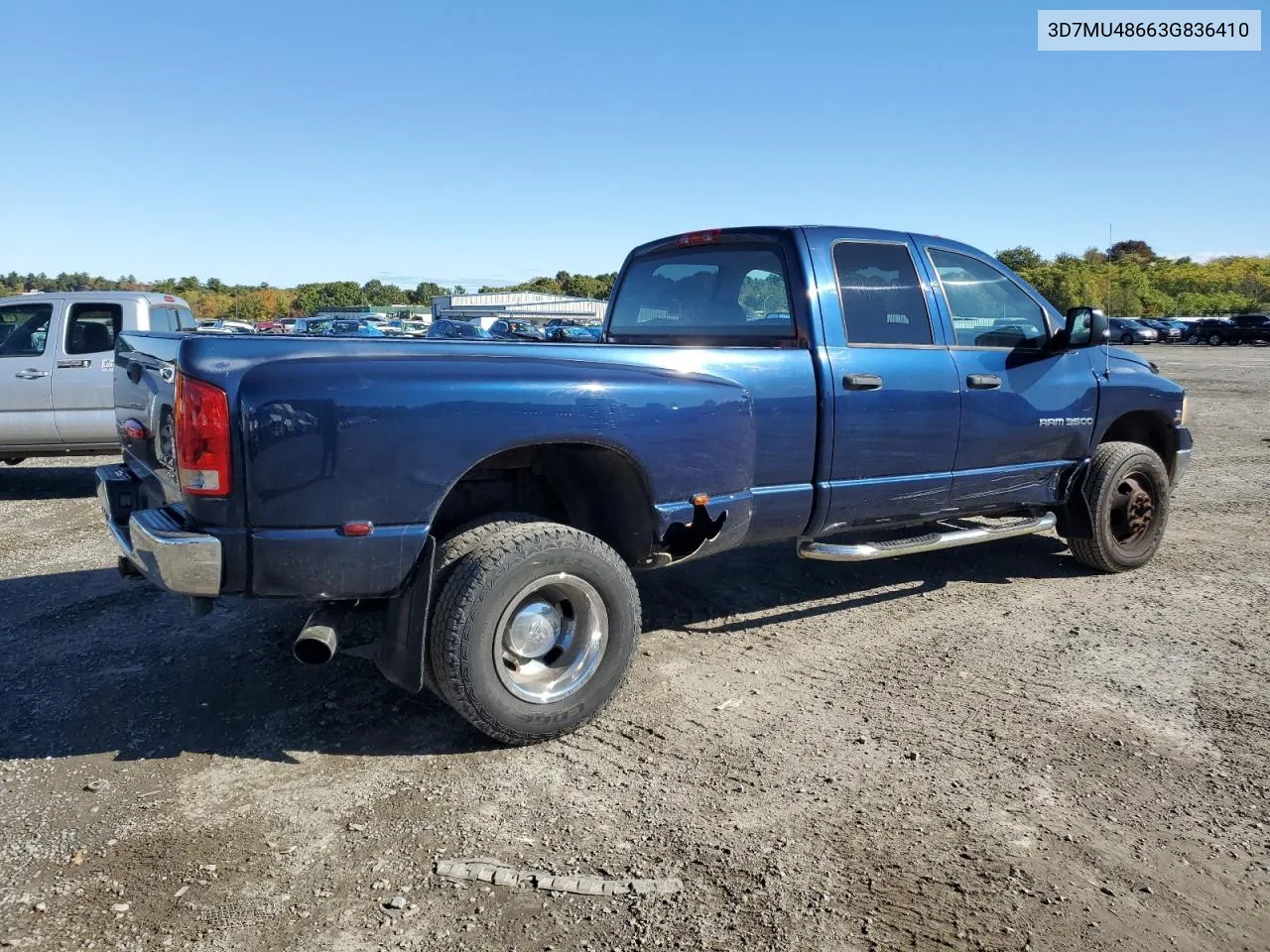 2003 Dodge Ram 3500 St VIN: 3D7MU48663G836410 Lot: 74635634