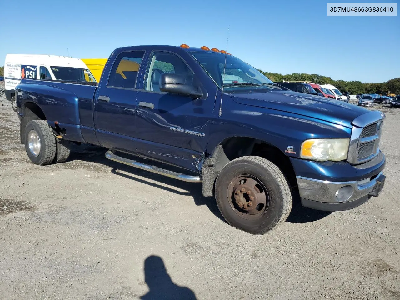 2003 Dodge Ram 3500 St VIN: 3D7MU48663G836410 Lot: 74635634