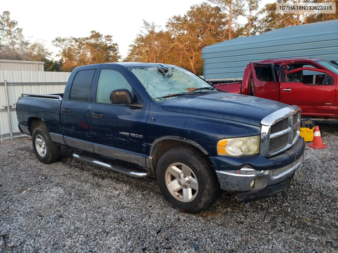 2003 Dodge Ram 1500 St VIN: 1D7HA18N03J623015 Lot: 74724104