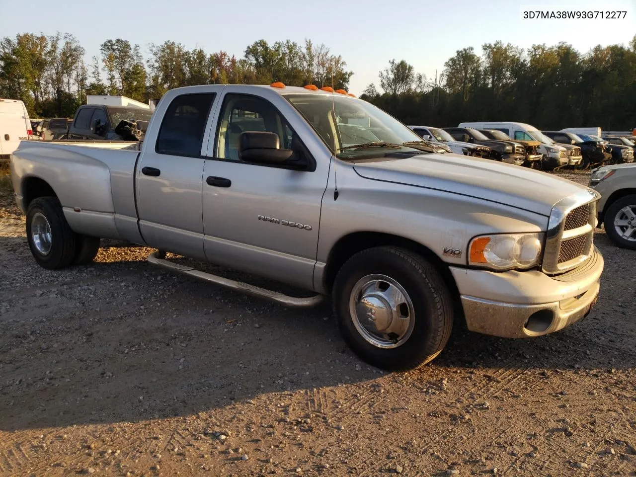 2003 Dodge Ram 3500 St VIN: 3D7MA38W93G712277 Lot: 75065424