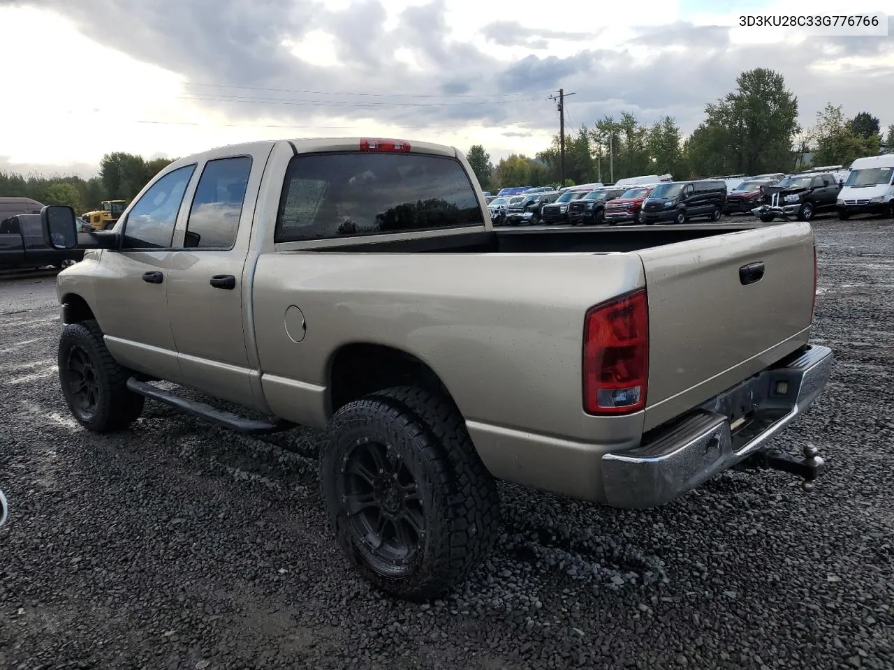 2003 Dodge Ram 2500 St VIN: 3D3KU28C33G776766 Lot: 75724934