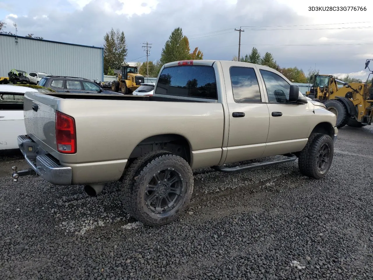 2003 Dodge Ram 2500 St VIN: 3D3KU28C33G776766 Lot: 75724934