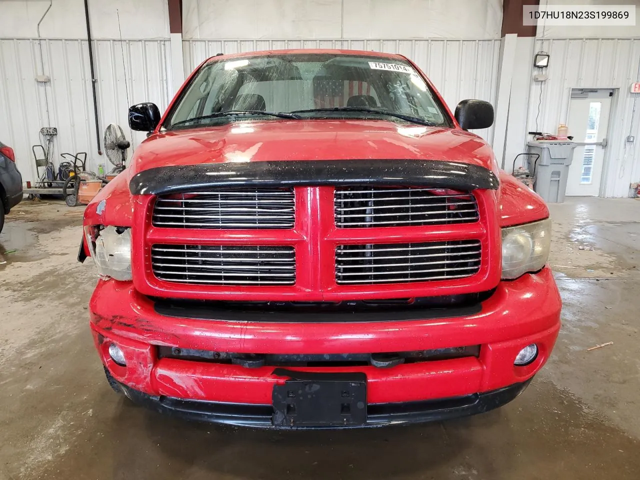 2003 Dodge Ram 1500 St VIN: 1D7HU18N23S199869 Lot: 75751014