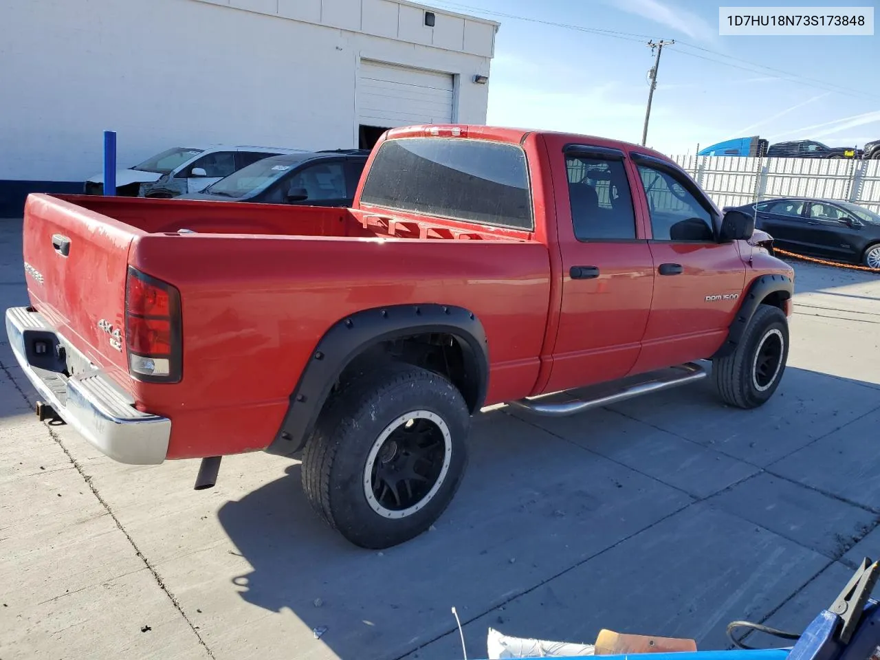 2003 Dodge Ram 1500 St VIN: 1D7HU18N73S173848 Lot: 75826324