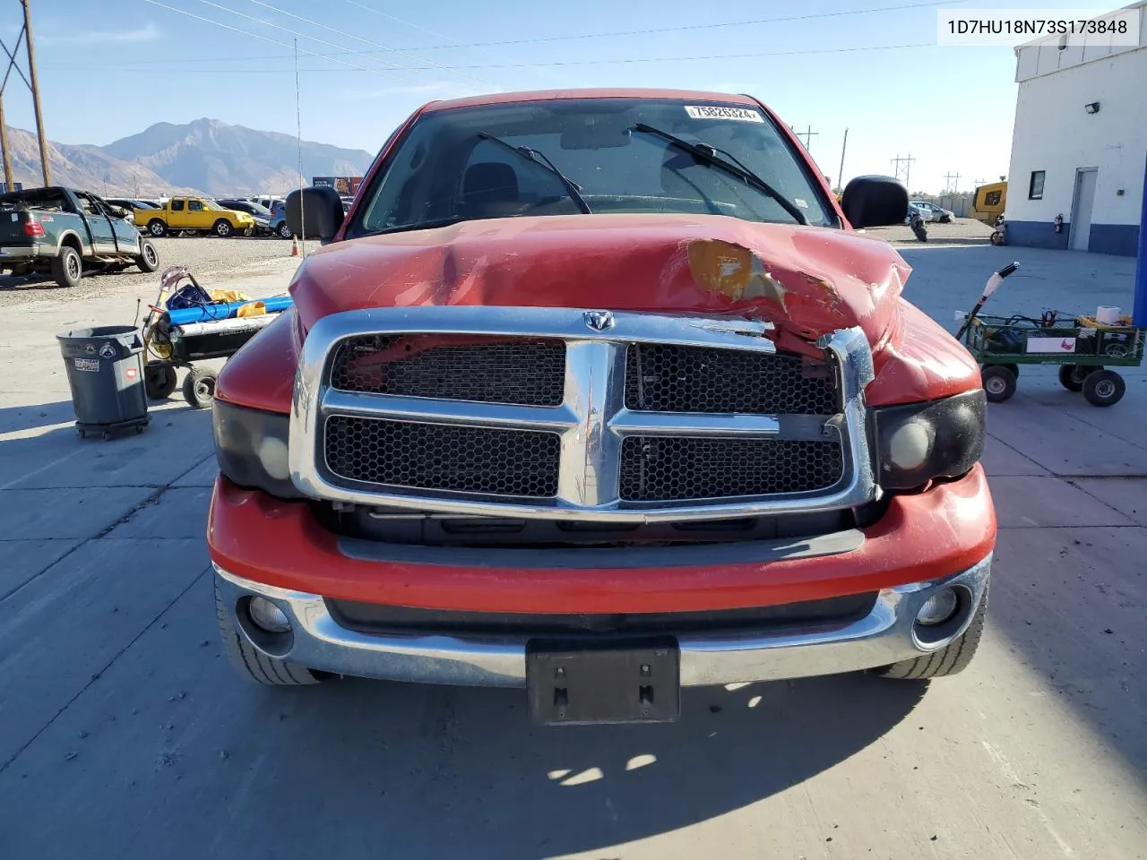 2003 Dodge Ram 1500 St VIN: 1D7HU18N73S173848 Lot: 75826324