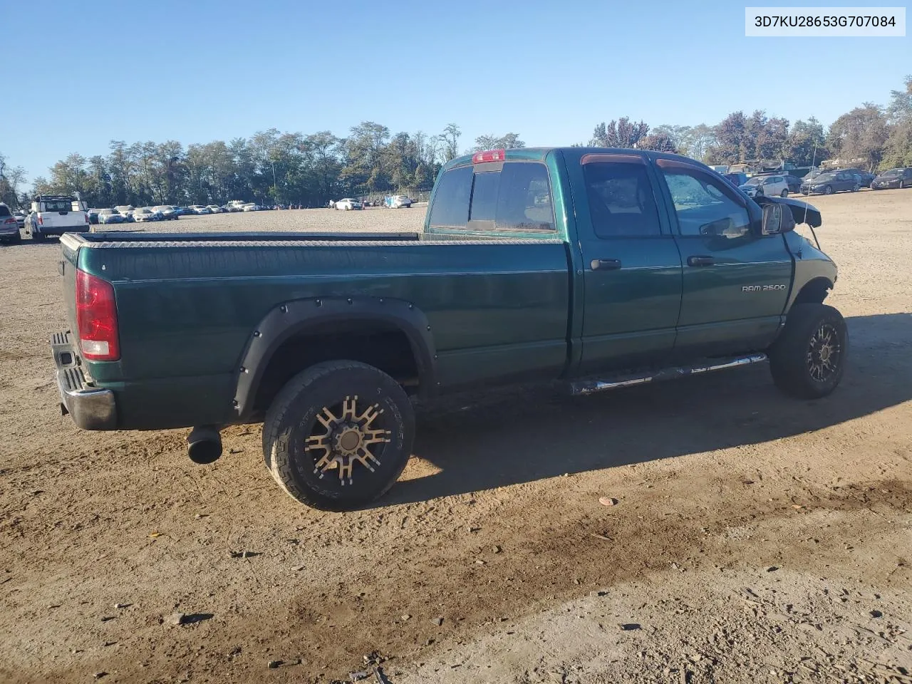 2003 Dodge Ram 2500 St VIN: 3D7KU28653G707084 Lot: 76698634