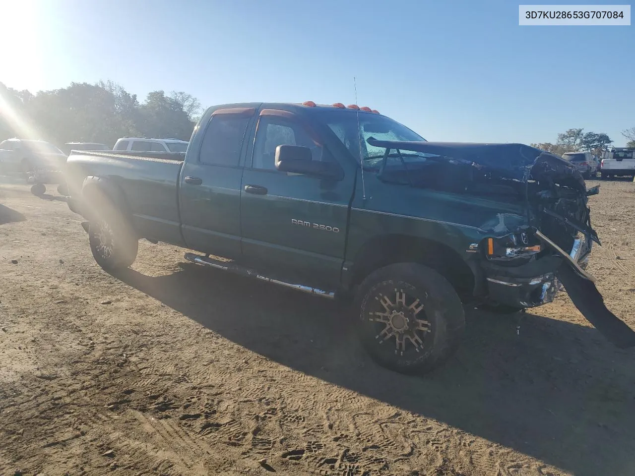 2003 Dodge Ram 2500 St VIN: 3D7KU28653G707084 Lot: 76698634