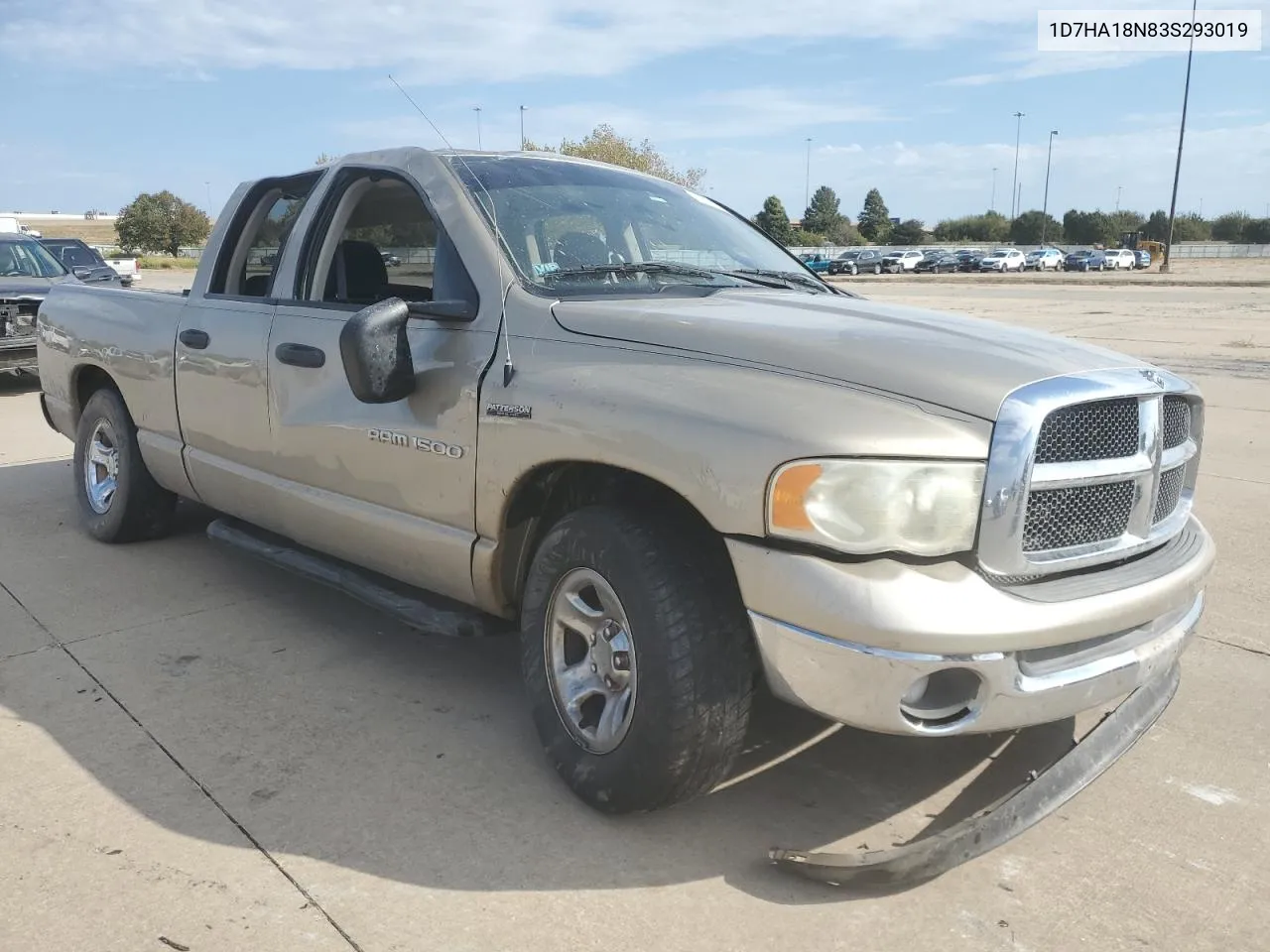 2003 Dodge Ram 1500 St VIN: 1D7HA18N83S293019 Lot: 76738214