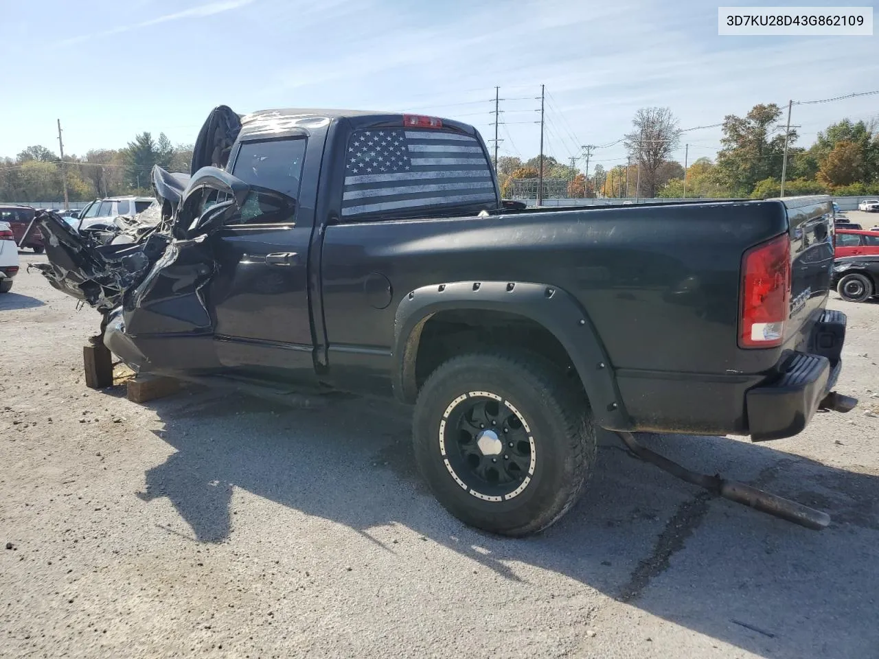 2003 Dodge Ram 2500 St VIN: 3D7KU28D43G862109 Lot: 76749394