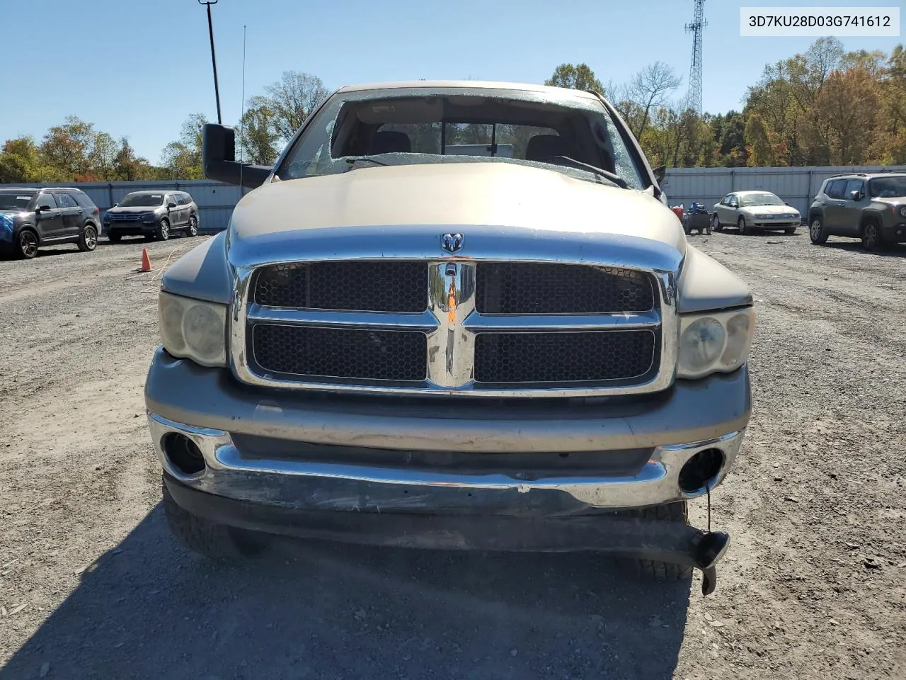 3D7KU28D03G741612 2003 Dodge Ram 2500 St