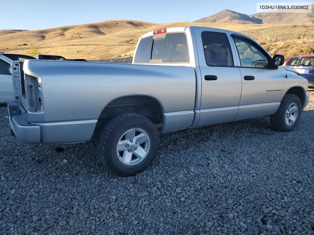 2003 Dodge Ram 1500 St VIN: 1D3HU18N63J530802 Lot: 77038654