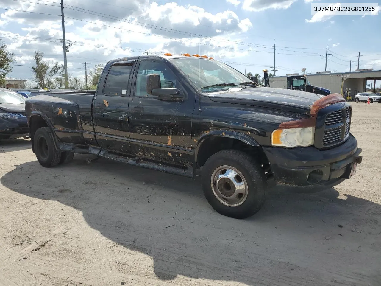 2003 Dodge Ram 3500 St VIN: 3D7MU48C23G801255 Lot: 77341134