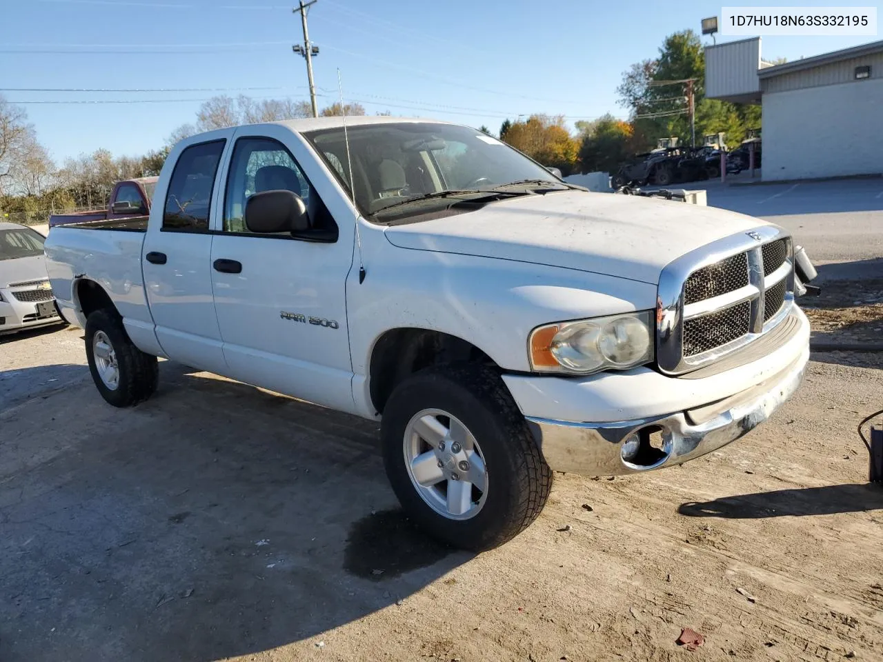 2003 Dodge Ram 1500 St VIN: 1D7HU18N63S332195 Lot: 77632504