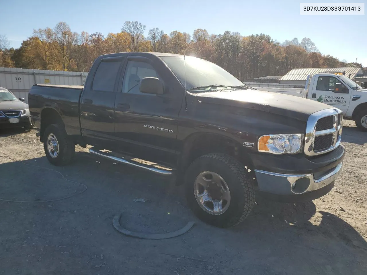 2003 Dodge Ram 2500 St VIN: 3D7KU28D33G701413 Lot: 77971214