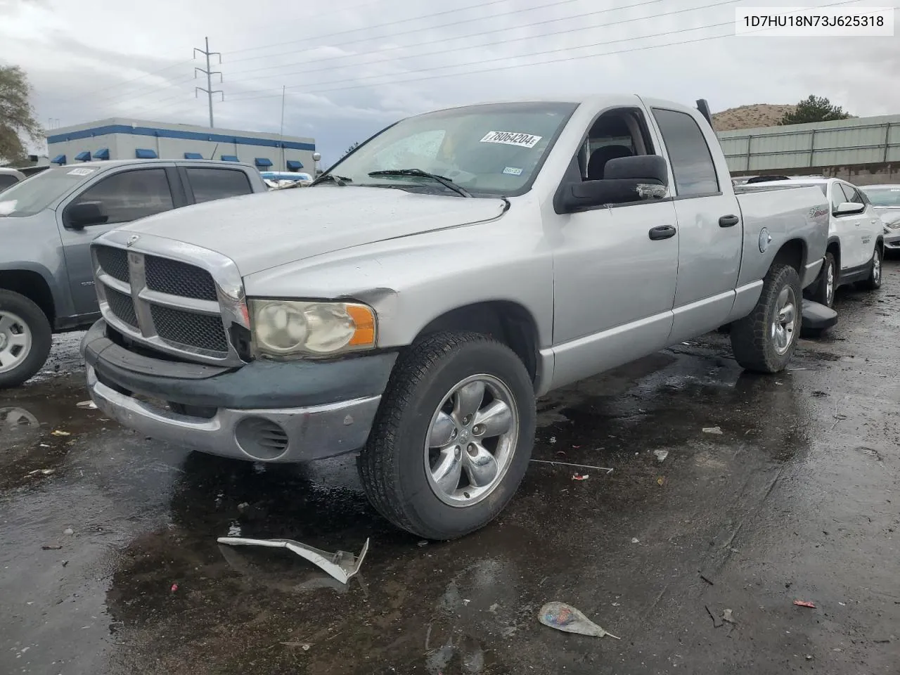 2003 Dodge Ram 1500 St VIN: 1D7HU18N73J625318 Lot: 78064204