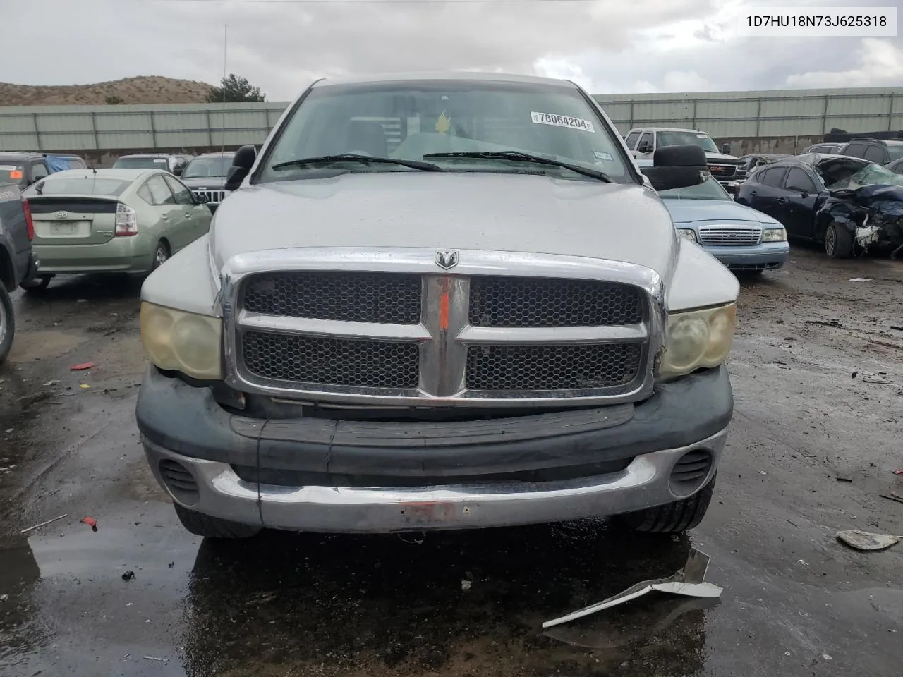 2003 Dodge Ram 1500 St VIN: 1D7HU18N73J625318 Lot: 78064204