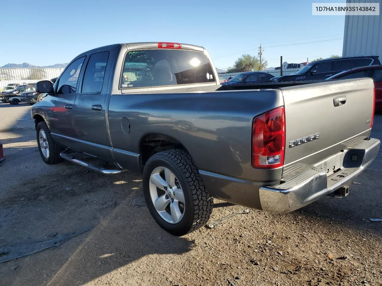 2003 Dodge Ram 1500 St VIN: 1D7HA18N93S143842 Lot: 79771434