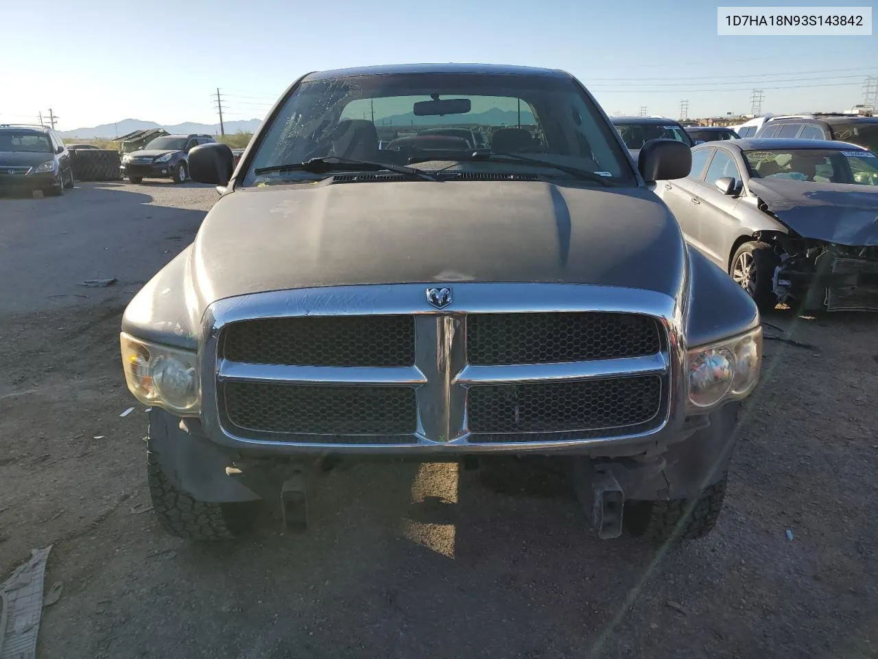 2003 Dodge Ram 1500 St VIN: 1D7HA18N93S143842 Lot: 79771434