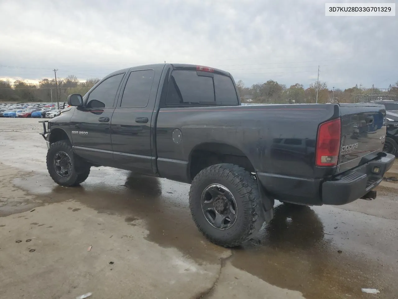 2003 Dodge Ram 2500 St VIN: 3D7KU28D33G701329 Lot: 80161644