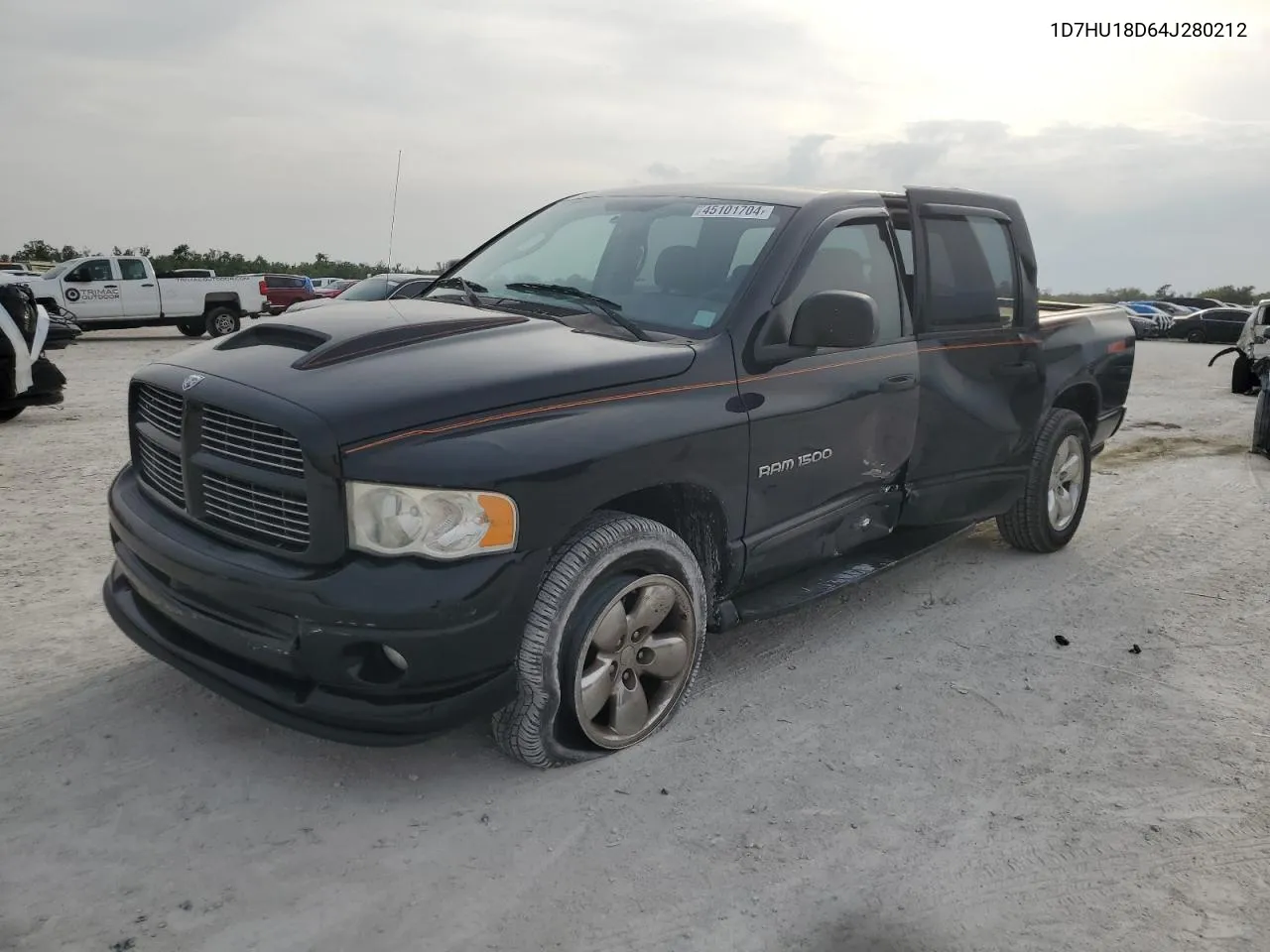 2004 Dodge Ram 1500 St VIN: 1D7HU18D64J280212 Lot: 45101704