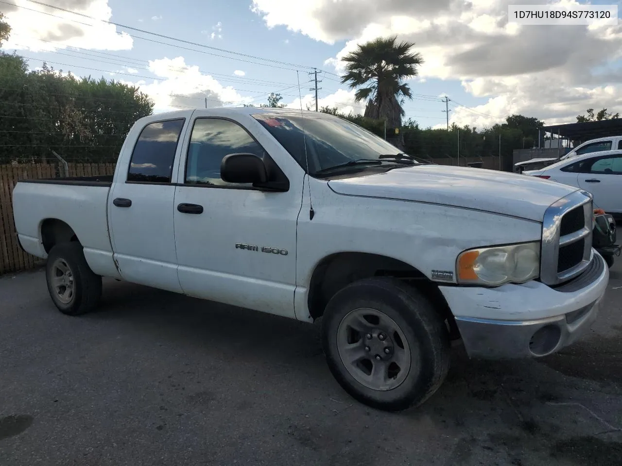 2004 Dodge Ram 1500 St VIN: 1D7HU18D94S773120 Lot: 52243534