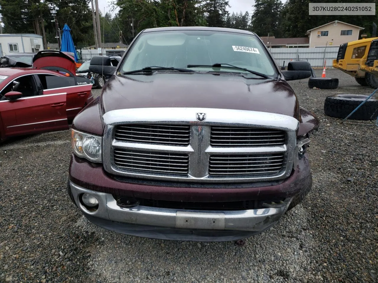 2004 Dodge Ram 2500 St VIN: 3D7KU28C24G251052 Lot: 56240674