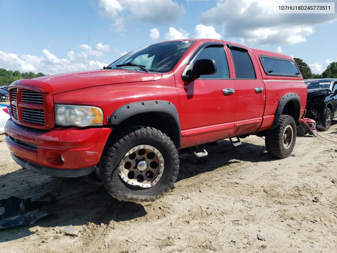 2004 Dodge Ram 1500 St VIN: 1D7HU18D24S773511 Lot: 59015423