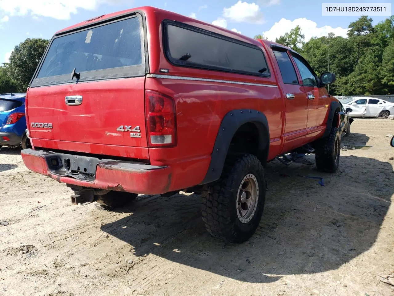 2004 Dodge Ram 1500 St VIN: 1D7HU18D24S773511 Lot: 59015423