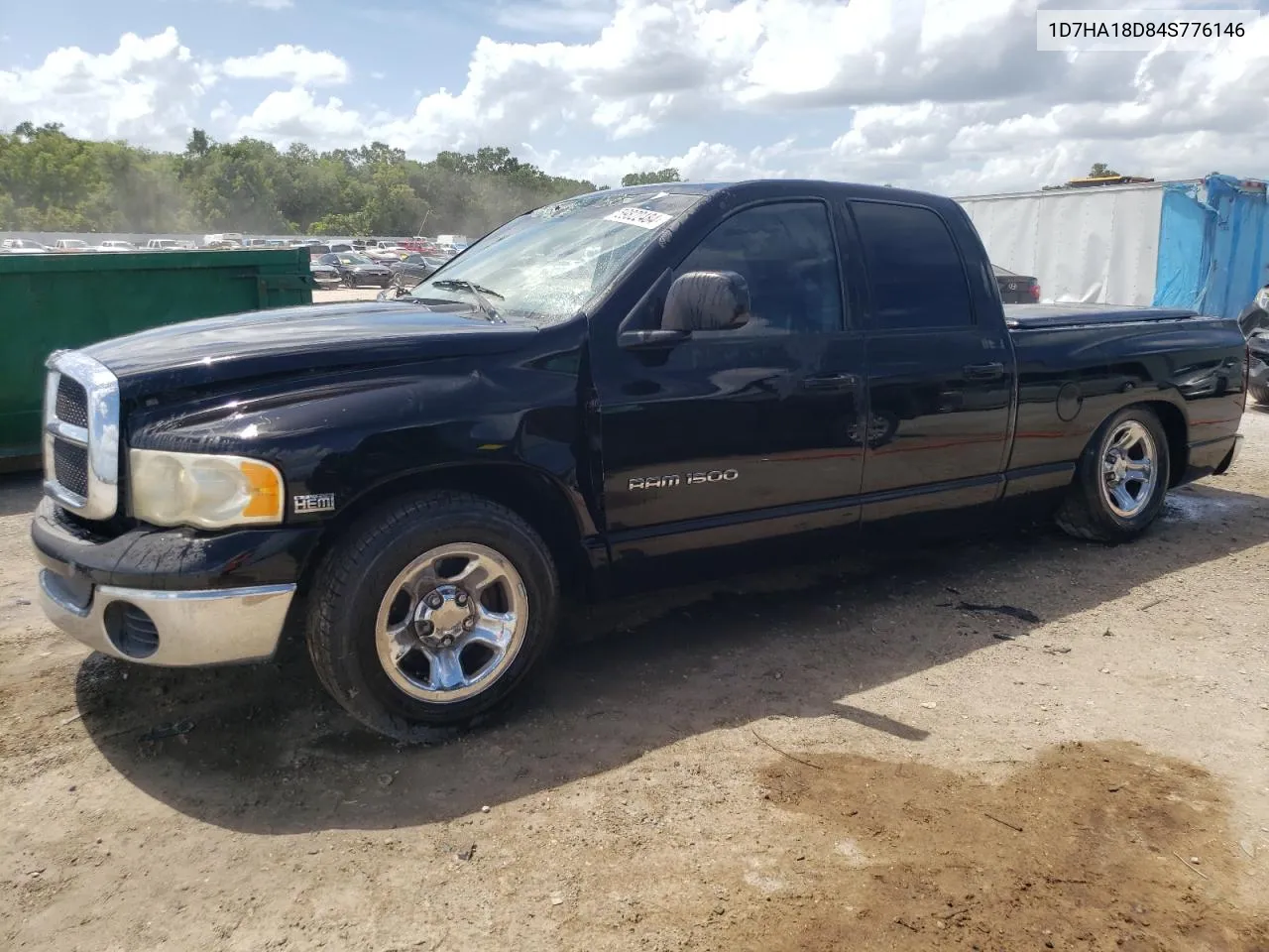 2004 Dodge Ram 1500 St VIN: 1D7HA18D84S776146 Lot: 59822484