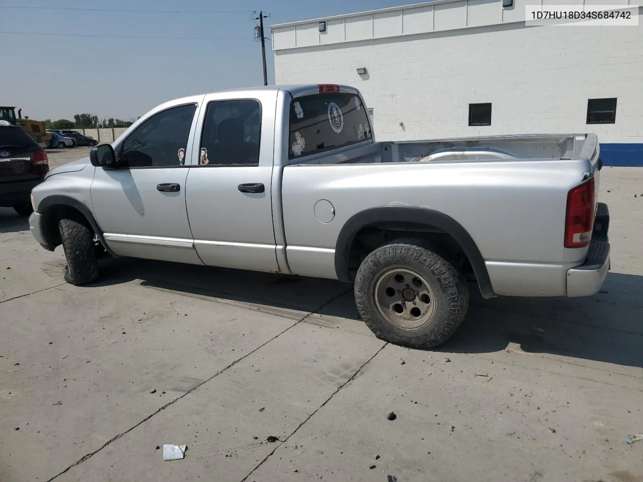 2004 Dodge Ram 1500 St VIN: 1D7HU18D34S684742 Lot: 63911804