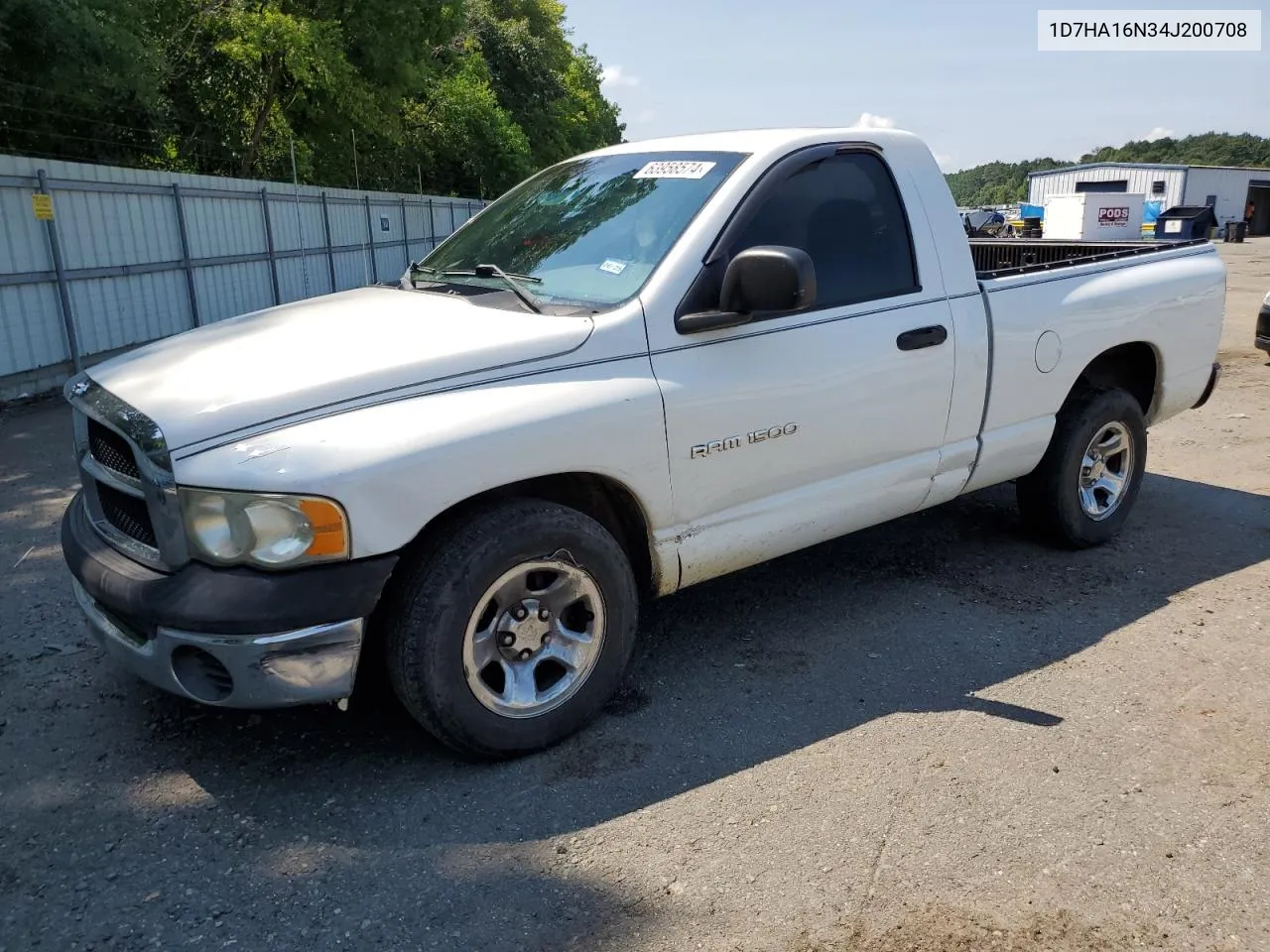 2004 Dodge Ram 1500 St VIN: 1D7HA16N34J200708 Lot: 63958574