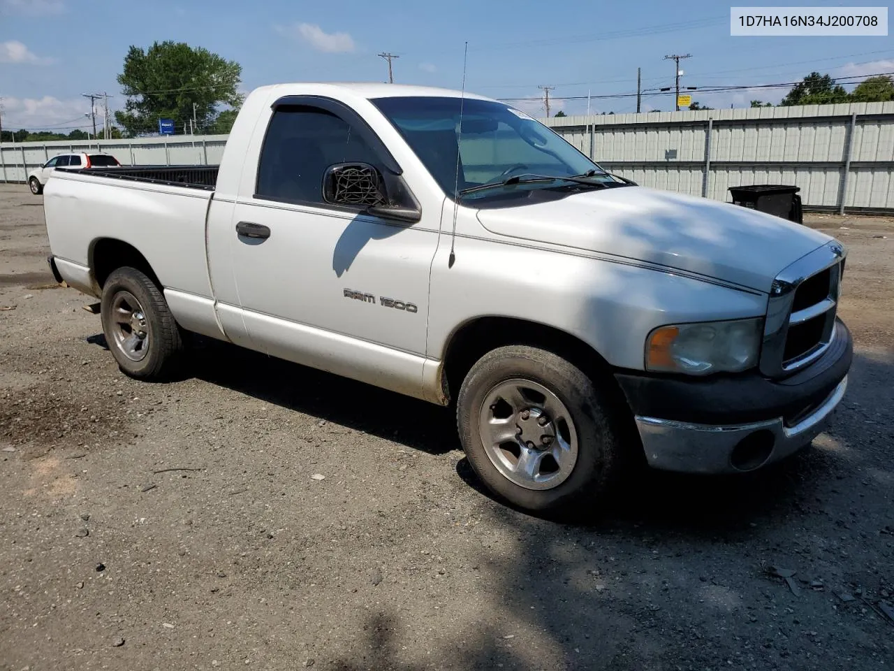 2004 Dodge Ram 1500 St VIN: 1D7HA16N34J200708 Lot: 63958574