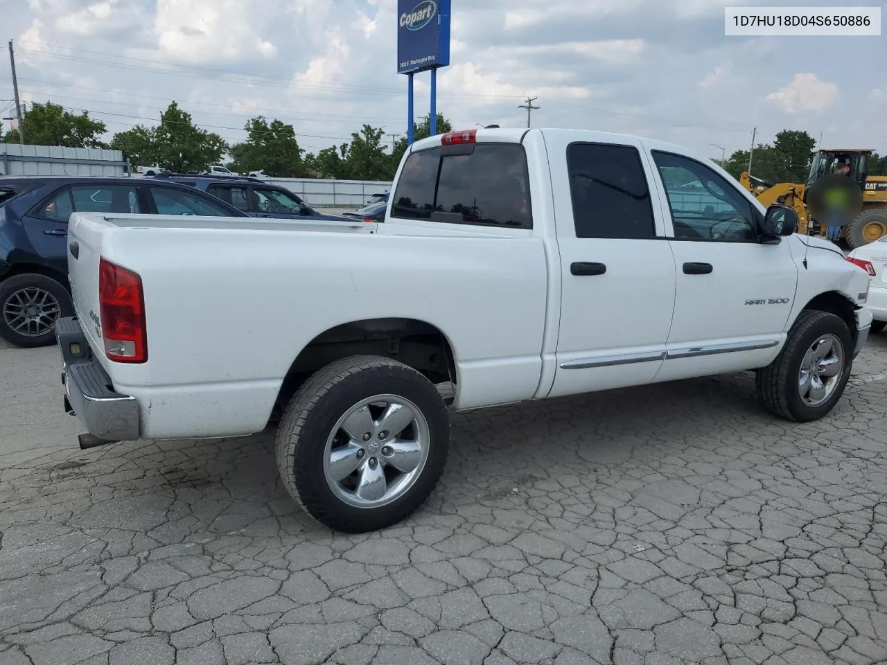 2004 Dodge Ram 1500 St VIN: 1D7HU18D04S650886 Lot: 64450474