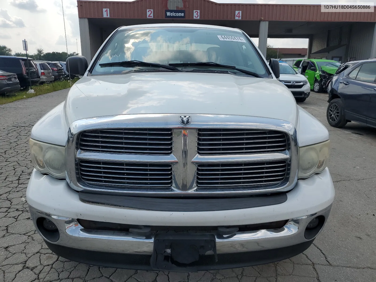 2004 Dodge Ram 1500 St VIN: 1D7HU18D04S650886 Lot: 64450474