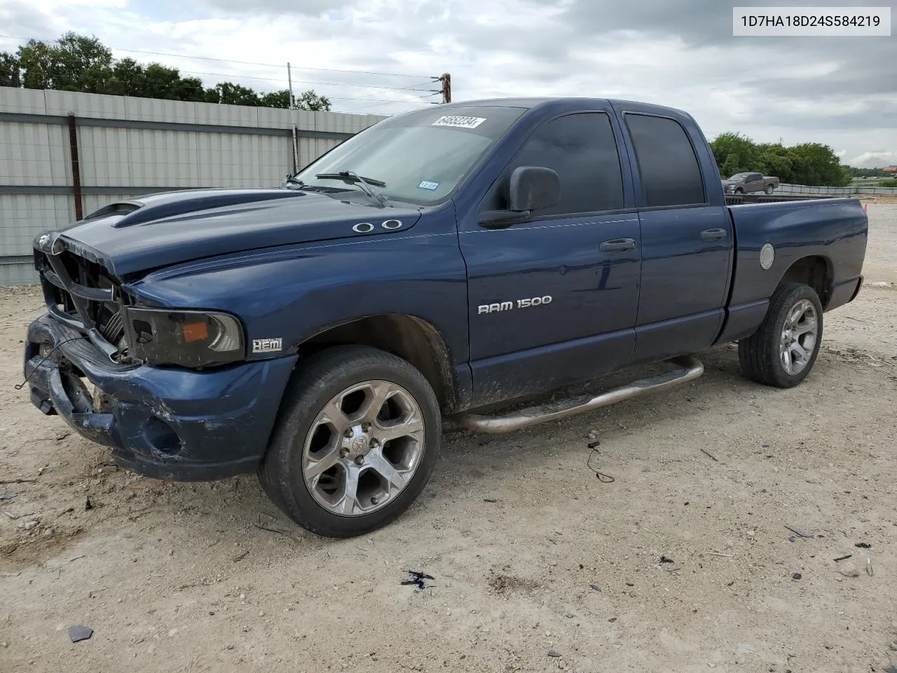 2004 Dodge Ram 1500 St VIN: 1D7HA18D24S584219 Lot: 64652234