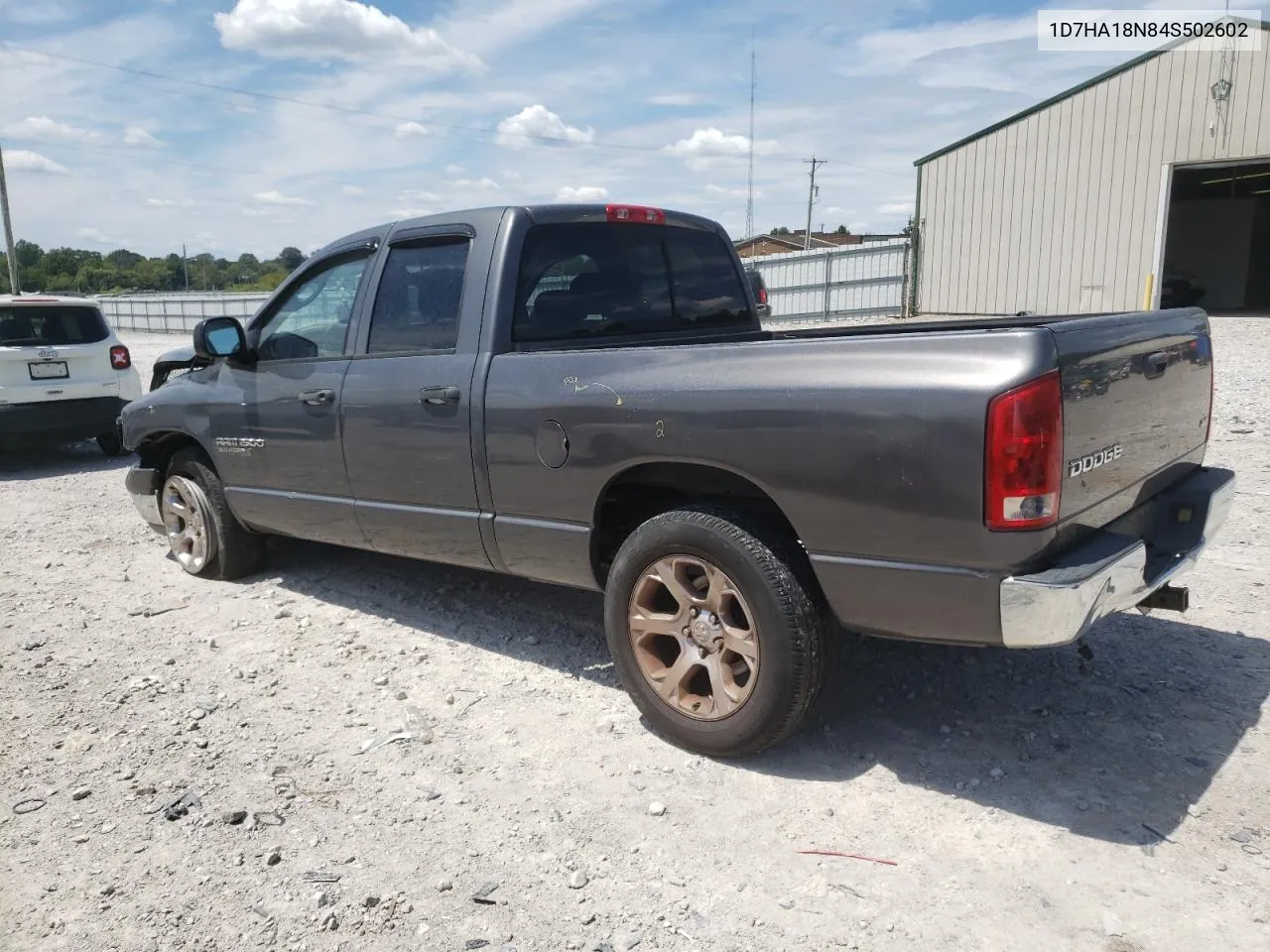 2004 Dodge Ram 1500 St VIN: 1D7HA18N84S502602 Lot: 66199284