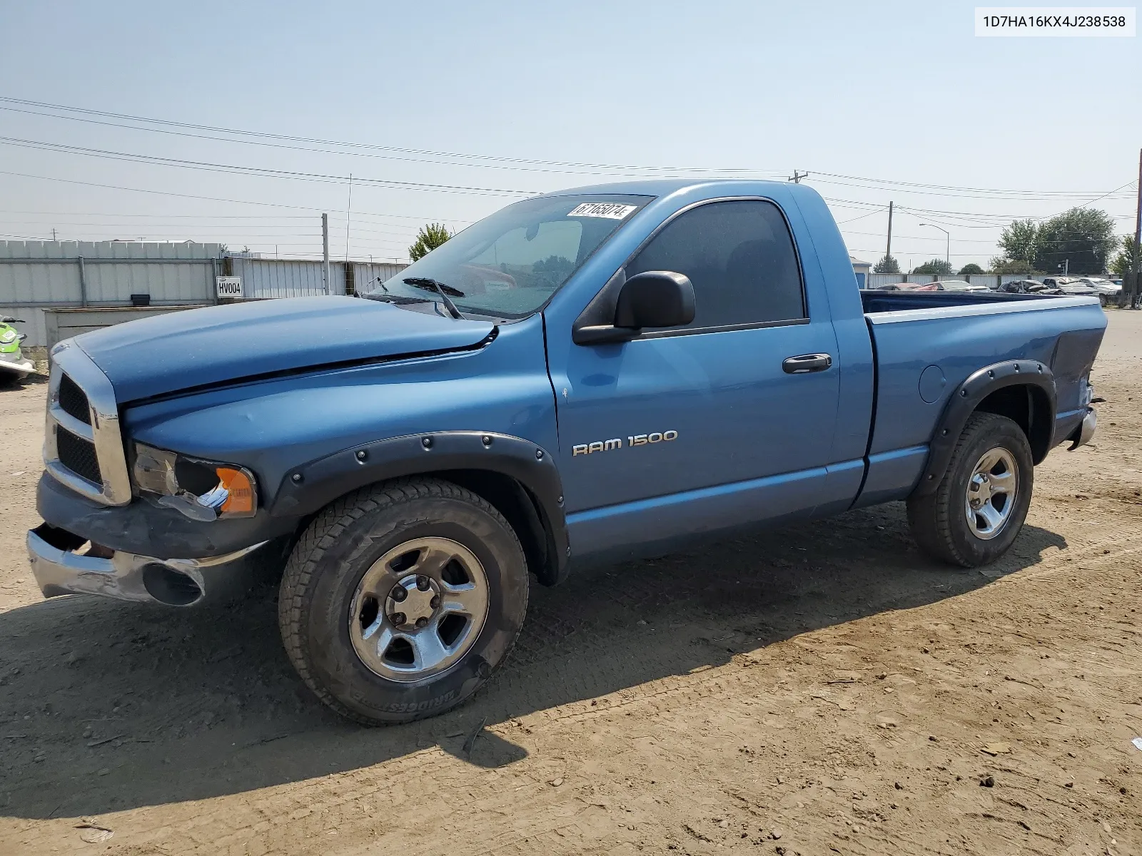 2004 Dodge Ram 1500 St VIN: 1D7HA16KX4J238538 Lot: 67165074