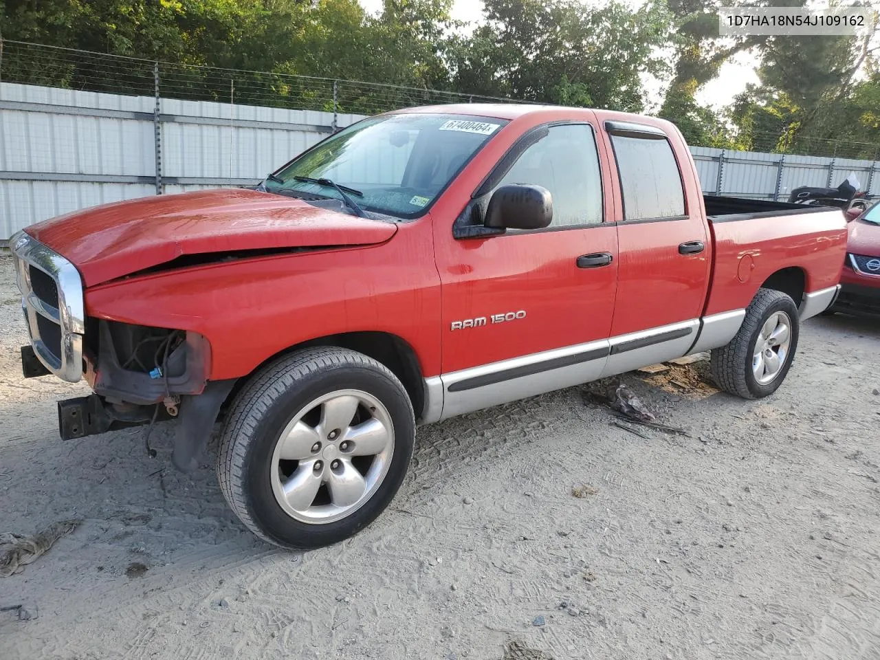 2004 Dodge Ram 1500 St VIN: 1D7HA18N54J109162 Lot: 67400464