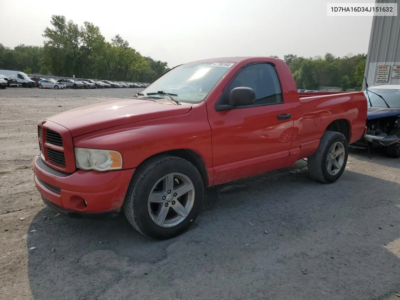 2004 Dodge Ram 1500 St VIN: 1D7HA16D34J151632 Lot: 67785164