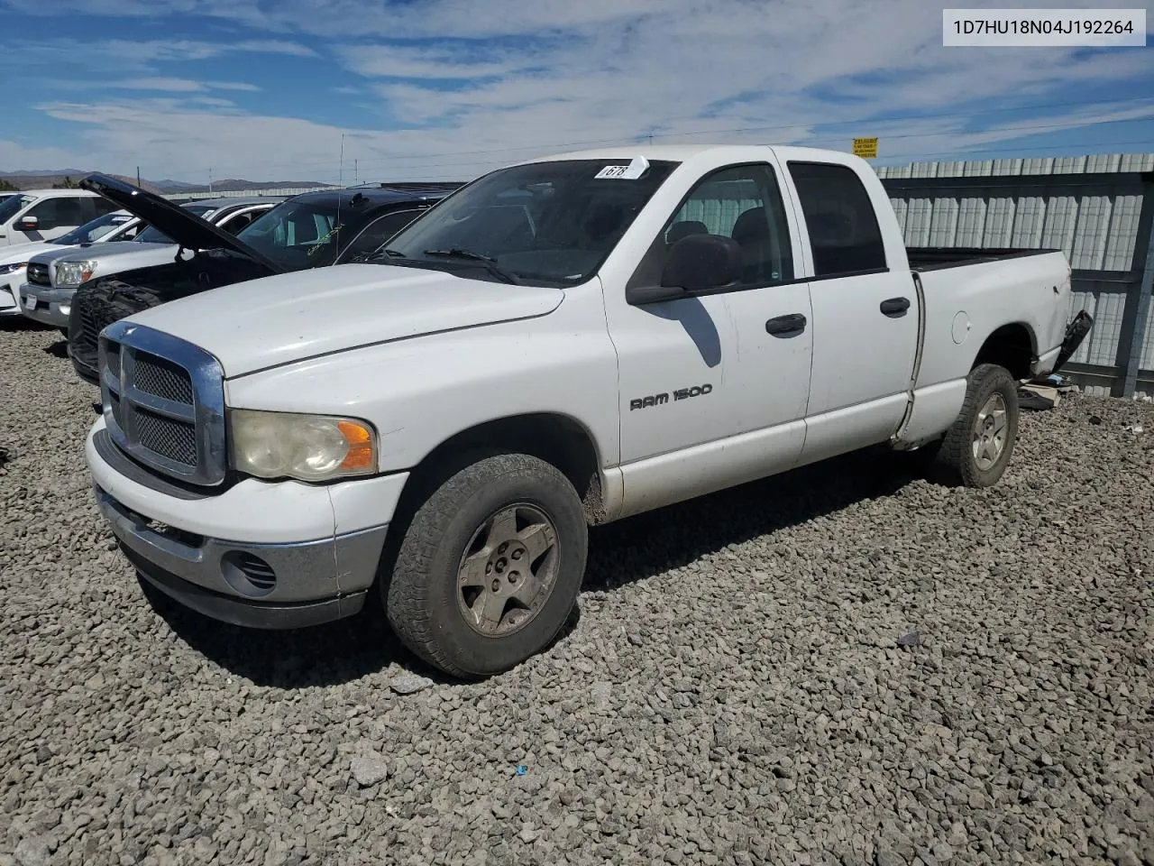 2004 Dodge Ram 1500 St VIN: 1D7HU18N04J192264 Lot: 67877884