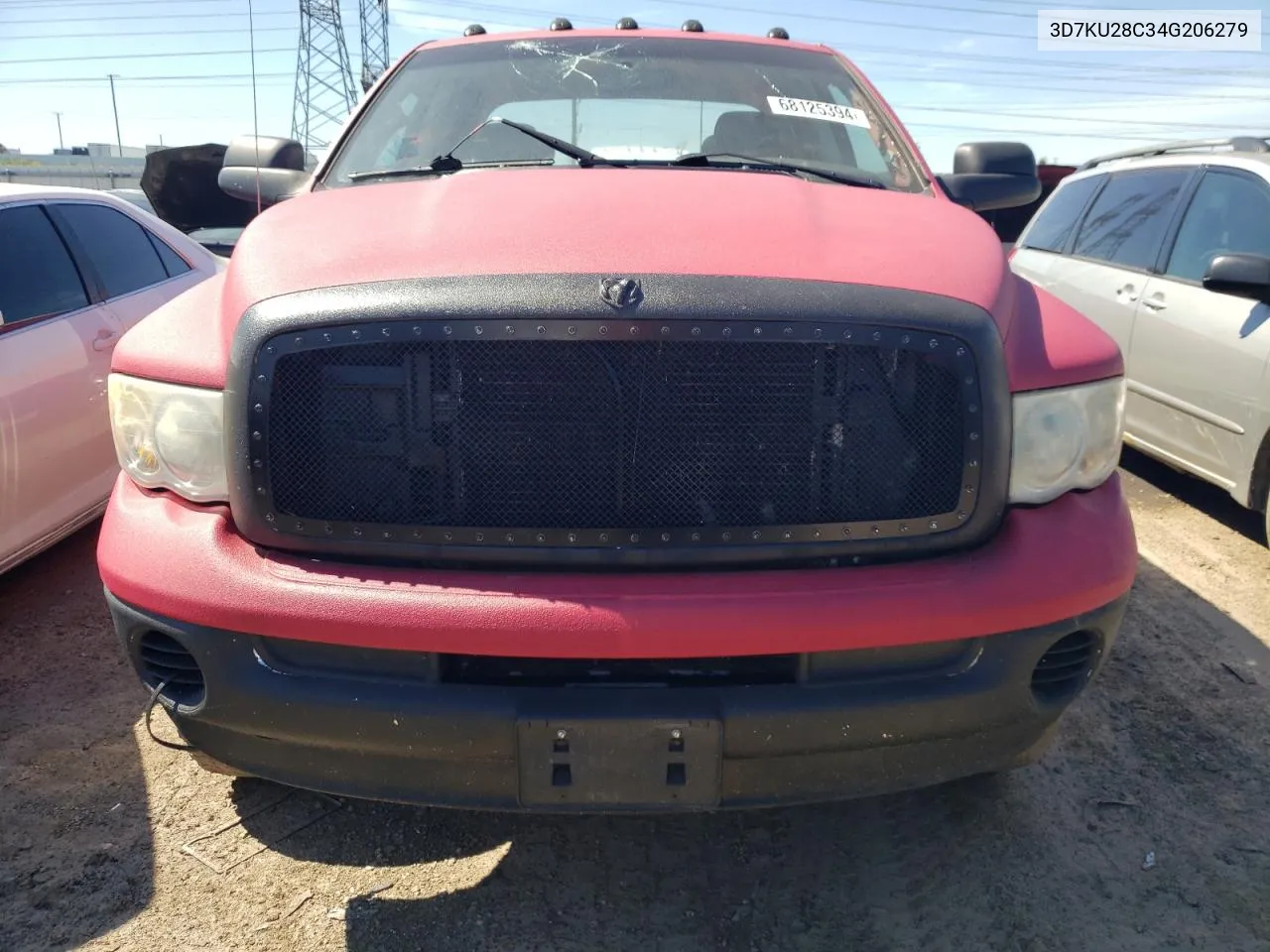 3D7KU28C34G206279 2004 Dodge Ram 2500 St