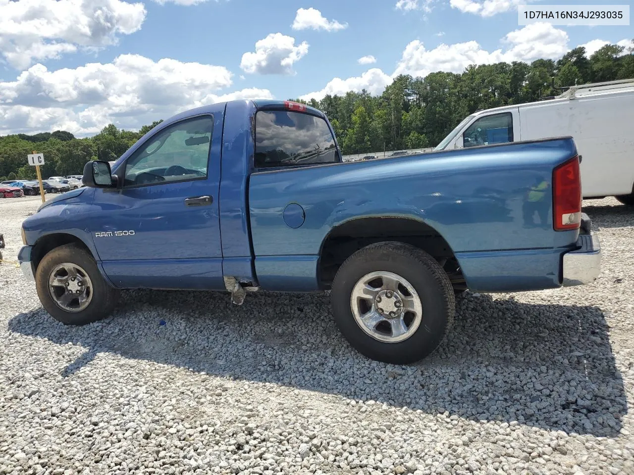 2004 Dodge Ram 1500 St VIN: 1D7HA16N34J293035 Lot: 68165504