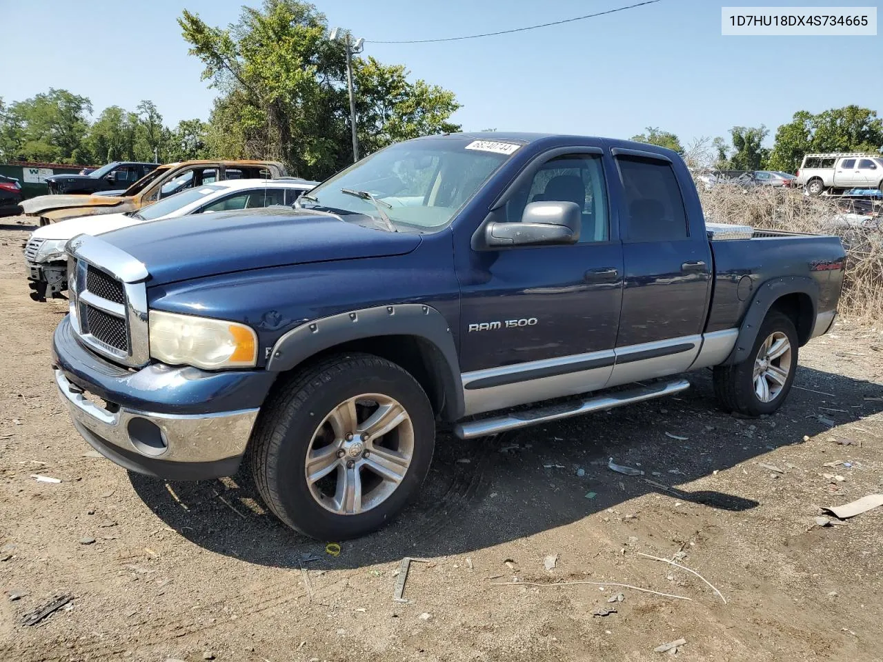 2004 Dodge Ram 1500 St VIN: 1D7HU18DX4S734665 Lot: 68240744