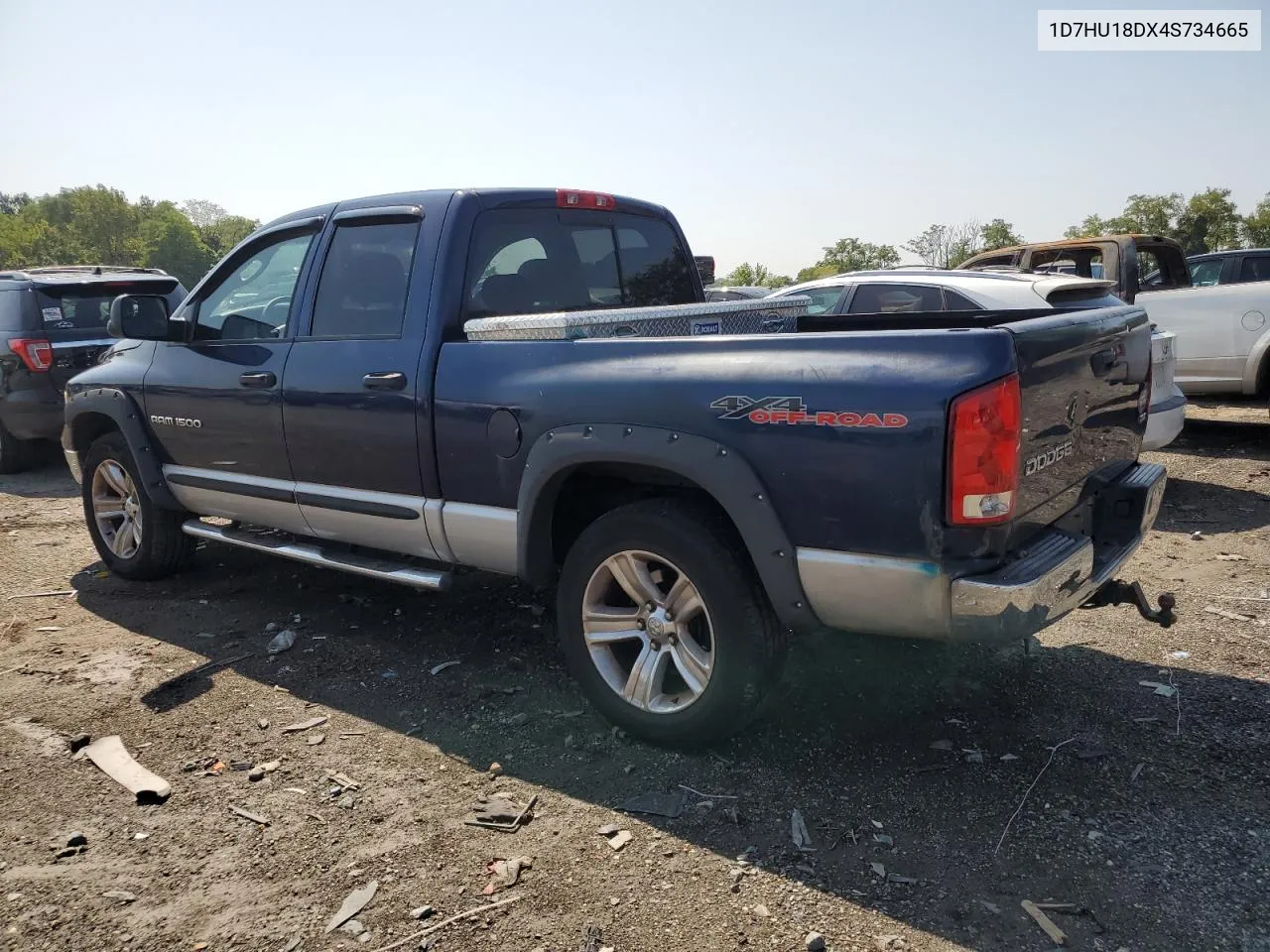 2004 Dodge Ram 1500 St VIN: 1D7HU18DX4S734665 Lot: 68240744