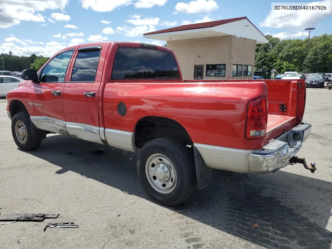 2004 Dodge Ram 2500 St VIN: 3D7KU28DX4G167926 Lot: 68376374