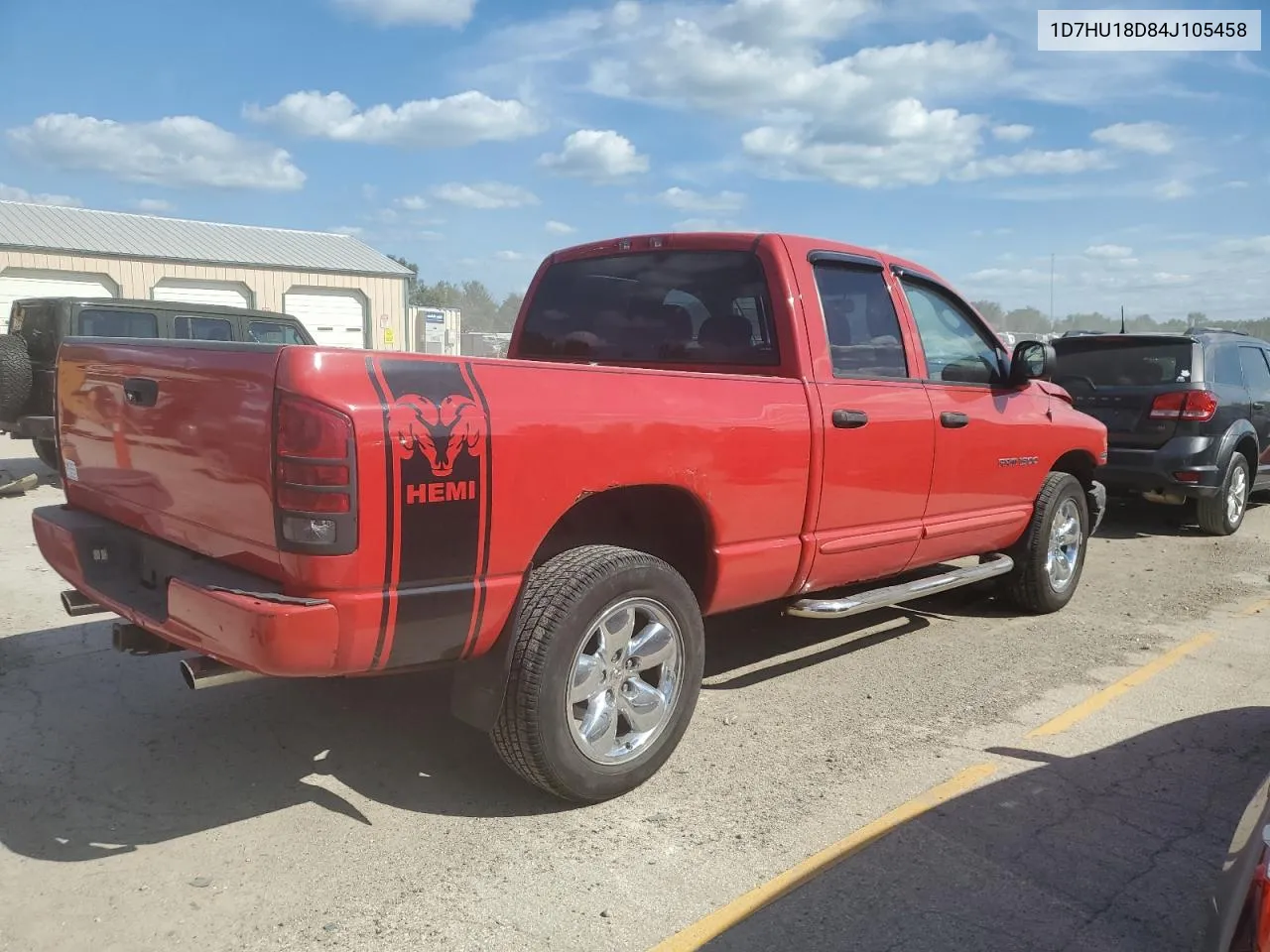 2004 Dodge Ram 1500 St VIN: 1D7HU18D84J105458 Lot: 68558584